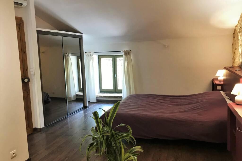 Coeur De Goudargues! 3 Ch, 3 Sdb, Exterieur, Clim Apartamento Exterior foto